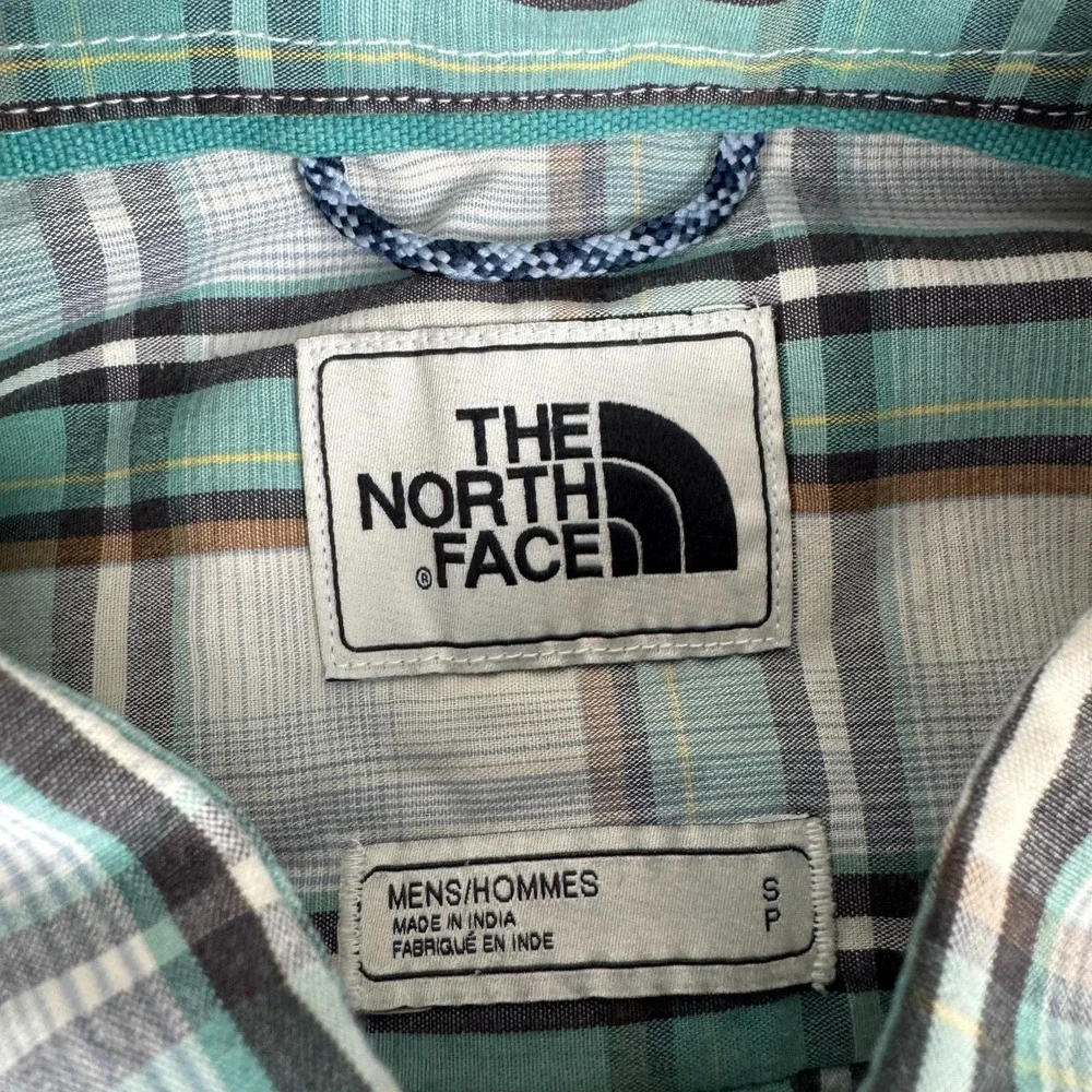 The North Face Hammets Button Up Shirt Plaid Pocket Mens Small S